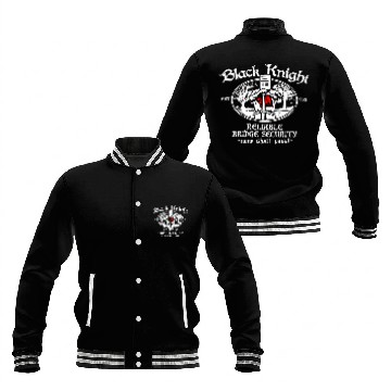 Discover Black knight est 932 reliable bridge security none Baseball Jackets