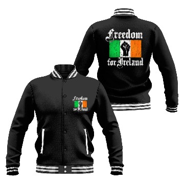 Discover freedom for ireland Baseball Jackets