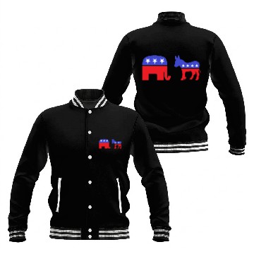Discover Democrat Republican Baseball Jackets