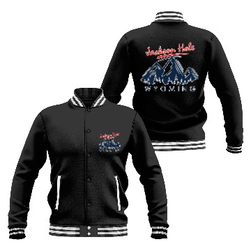 Discover Jackson Hole Wyoming Baseball Jackets Vintage City Retro Tshi