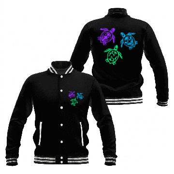 Discover Maori Three Turtles Group Tattoo Gift Idea Baseball Jackets