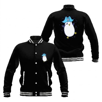 Discover Pirate penguin with pirate hat and eye patch Baseball Jackets