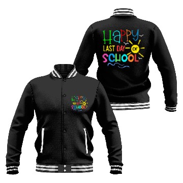 Discover Happy Last Day Of School Teacher Baseball Jackets