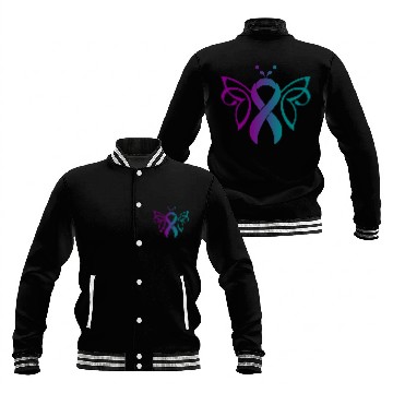 Discover Suicide Prevention Awareness Baseball Jackets
