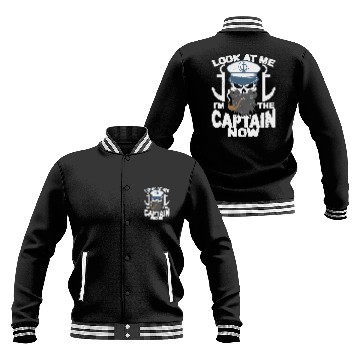 Discover Captain Boat Lovers Fishermen Sailing Boating Baseball Jackets