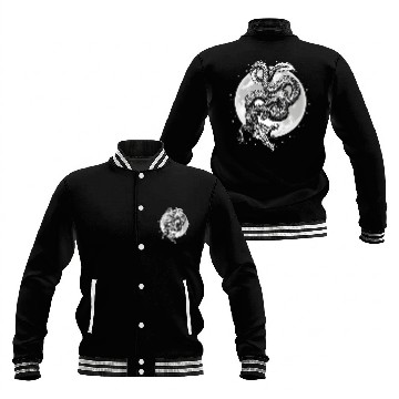 Discover Chinese And Japanese Dragon Baseball Jackets
