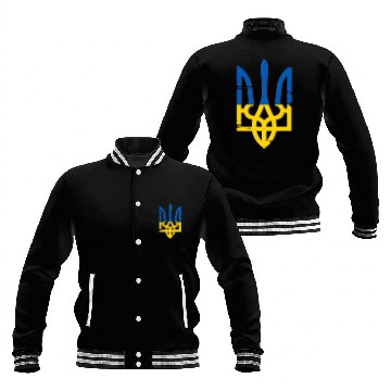 Discover Ukraine Symbol Baseball Jackets