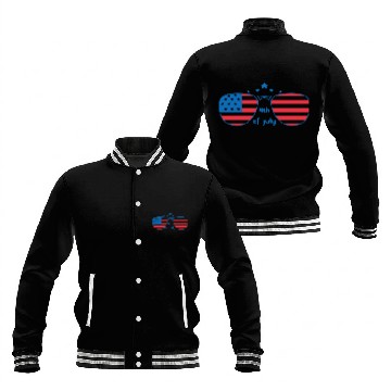 Discover Happy Fourth Of July Baseball Jackets