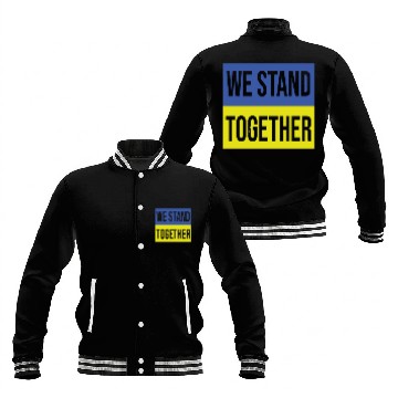 Discover Ukraine We Stand Together Baseball Jackets
