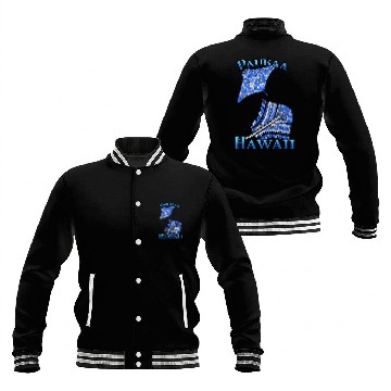 Discover Paukaa Vacation Tribal Stingrays Baseball Jackets