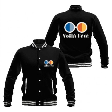 Discover Voila l'ete - Here comes the summer (white) Baseball Jackets