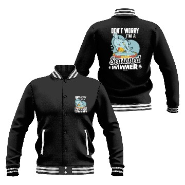 Discover Swimming lifeguard swimming course outdoor pool gi Baseball Jackets