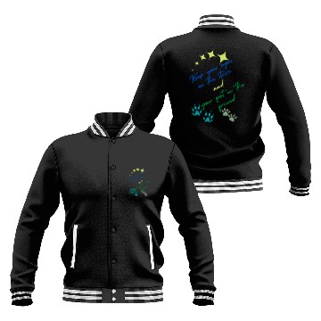Discover Keep Your Eyes On Stars And Your Feet On Ground Baseball Jackets
