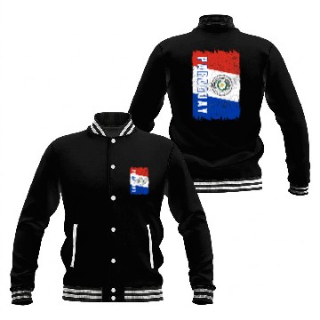 Discover Paraguay Flag Baseball Jackets