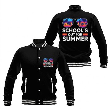 Discover Schools Out For Summer Teacher Baseball Jackets