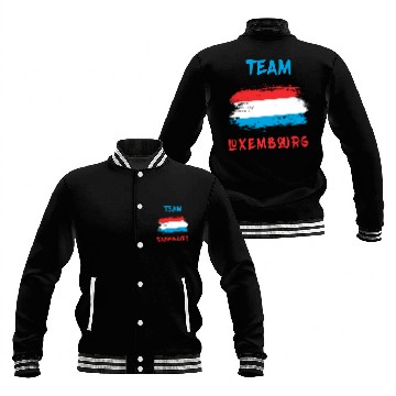 Discover Team Luxembourg flags design Baseball Jackets