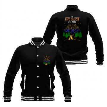 Discover The Five Billion Star Hotel for Camping Lover Baseball Jackets