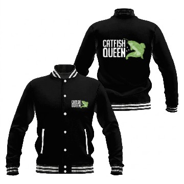 Discover Wels Catfish Design For A Catfish Queen Baseball Jackets