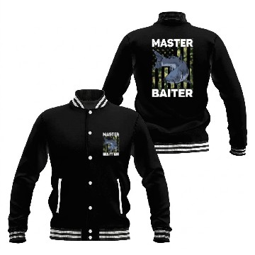 Discover Master Baiter - Wels Catfish Hunter Baseball Jackets
