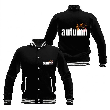 Discover Autumn Tree Orange Fall Leaves The Season Baseball Jackets