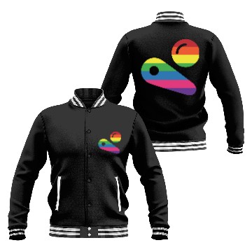 Discover Pinball LGBT Player Baseball Jackets