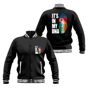 Discover North Korean And Irish Mix Heritage DNA Flag Baseball Jackets