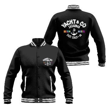 Discover Yacht Co Savannah East Coast GA Baseball Jackets