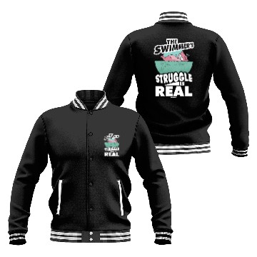 Discover Swimming lifeguard swimming course outdoor pool gi Baseball Jackets
