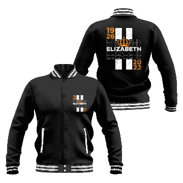 Discover United Kingdom Monarch Her Majesty Queen Elizabeth Baseball Jackets