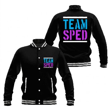 Discover Special Education Teacher Team Sped Baseball Jackets