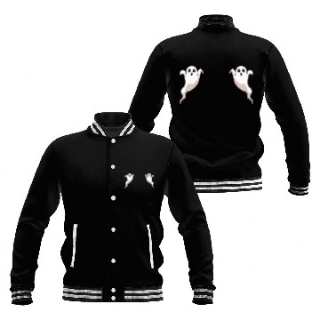Discover Halloween Ghost Baseball Jackets