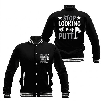 Discover Funny Goofy Mini Golf Quotes Putt Putt Legend Baseball Jackets