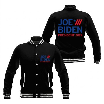 Discover Joe Biden President 2024 Baseball Jackets