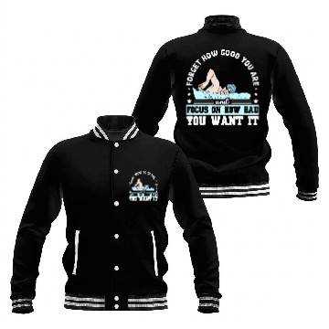 Discover Swimming Swimmer Swim Baseball Jackets