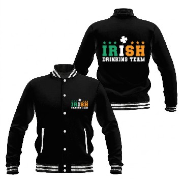 Discover Irish Flag Shamrock St. Patrick's Day - Irish Baseball Jackets