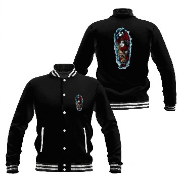 Discover Skull flowers Baseball Jackets