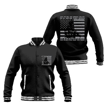 Discover The Monsters And The Weak US Army Veteran Baseball Jackets