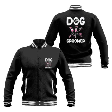 Discover Dog Groomer Canine Grooming Hygiene Baseball Jackets