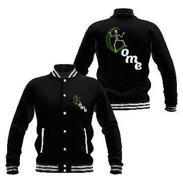 Discover The horror skeleton Baseball Jackets