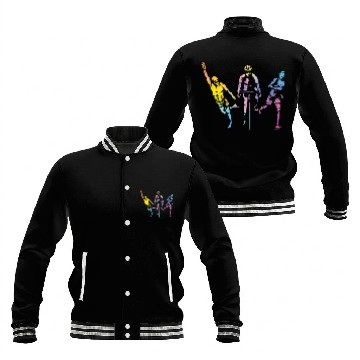 Discover Watercolor Womens Triathlon Baseball Jackets