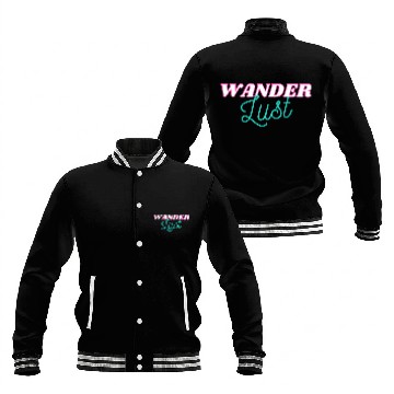 Discover Wanderlust Baseball Jackets