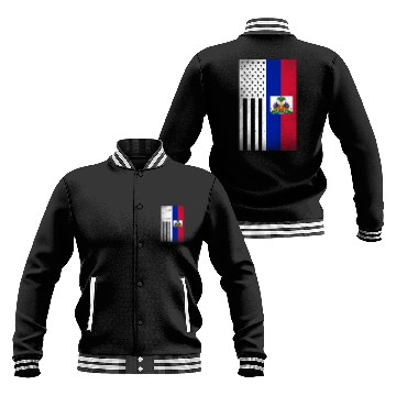 Discover Haiti Design for proud Haitian Americans Baseball Jackets