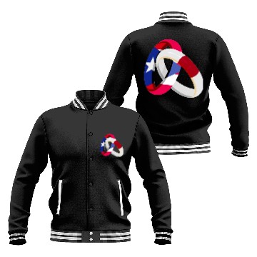 Discover Puerto Rico Flag Japan Grown Ring Marriage Wedding Baseball Jackets