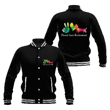 Discover Dachshund Gift Dixie Wiener Doxie Dackel Baseball Jackets