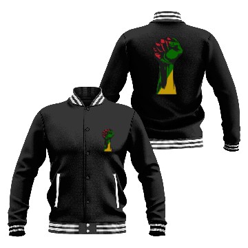 Discover Cool African Ancestry Pride Flag Black History Baseball Jackets