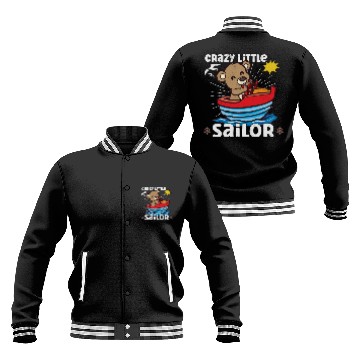 Discover Sailing Sailboat Boating Kid Child Yacht Boat Baseball Jackets