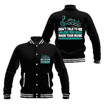 Discover Music Teacher Notes Baseball Jackets