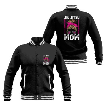 Discover Jiu jitsu mom jujutsu martial arts mma combat Baseball Jackets