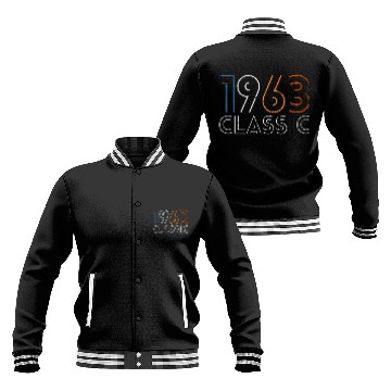 Discover 60 Years Vintage 1963 Retro 60th Birthday Baseball Jackets