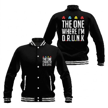Discover Beer Drunk Paddy Shamrock Saint Patrick Day Baseball Jackets